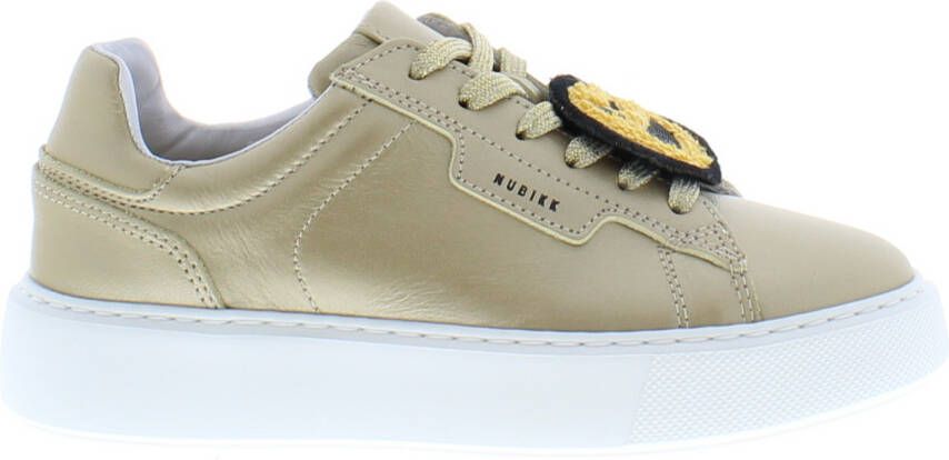 Nubikk leren sneakers goud metallic Meisjes Leer Effen 35 - Foto 4