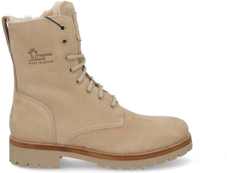 PANAMA JACK nubuck veterboots beige Nubuck Veterboots Dames - Foto 7