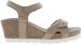 Panama Jack Julia Sandalen Met Sleehak Dames Taupe - Thumbnail 3