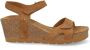 Panama Jack Platform Wedge Sandals Brown Dames - Thumbnail 4