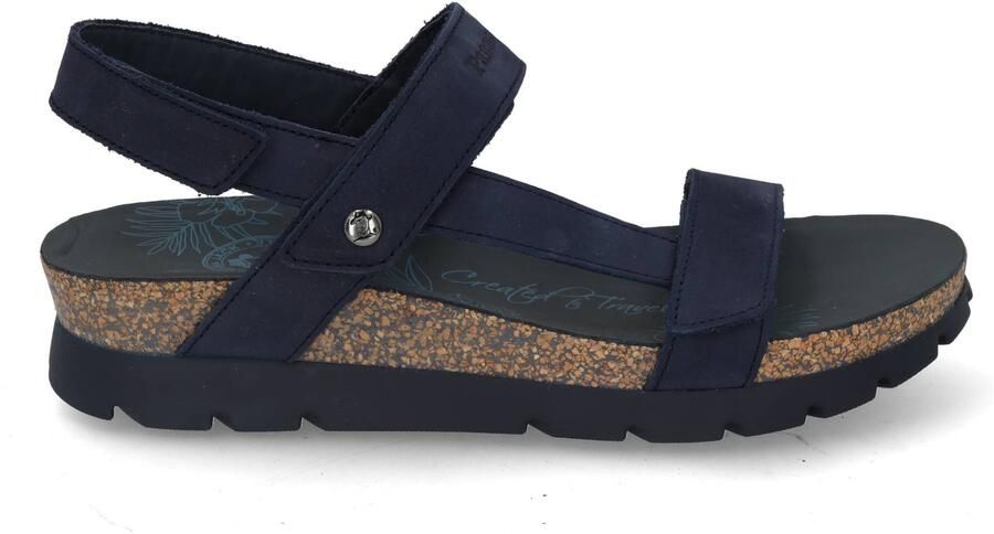 Panama Jack Sandaal Selma Basics B1 Nubuck Marino Navy Blauw - Foto 3