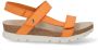 Panama Jack Platte Sandalen met Bandjes Orange Dames - Thumbnail 4