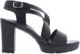 Paul Green 7924~~~~~~~~~~~~~~~~~~~~~~~~~~ Sandalen met hakDames Sandalen Zwart - Thumbnail 2