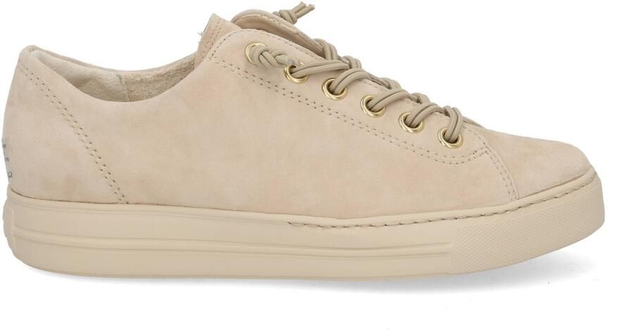 Paul Green 4081 Lage sneakersDames sneakers Wit beige - Foto 4