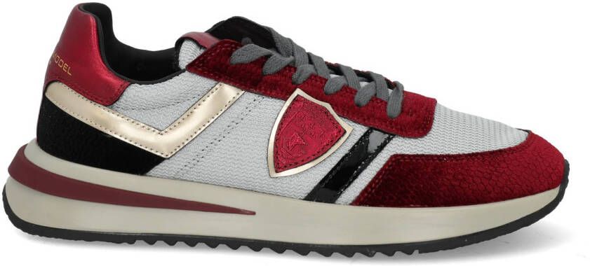 Philippe Model Tropez 2.1 low argent bordeaux bordo