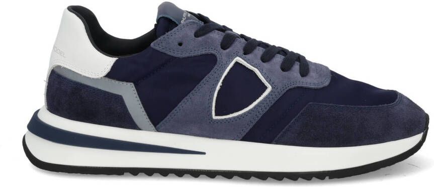 PHILIPPE MODEL Lage Sneakers Heren Tropez 2.1 Low Man Maat: 41 Materiaal: Textiel Kleur: Blauw - Foto 3