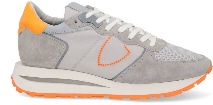 PHILIPPE MODEL Lage Sneakers Tropez Haute Low Maat: 47 Materiaal: Suède Kleur: Grijs - Foto 8
