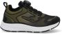 Piedro Sport Edwin Sneakers Kaki Zwart Vetersluiting draaisluiting - Thumbnail 2