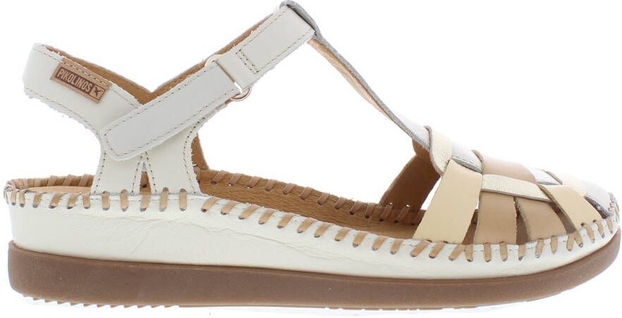 PIKOLINOS Sandaaltjes CADAQUES zomerschoen sandaal wig hak met opvallende decoratieve stiksels - Foto 3