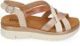 Pikolinos W4N-0650 ~~~~~~~~~~~~~~~~~~~~ Platte sandalenDames Sandalen Wit beige - Thumbnail 3
