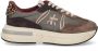 Premiata Bruine platte schoenen met logodetail Brown Dames - Thumbnail 3