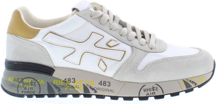 PREMIATA Lage Sneakers Heren Mick Maat: 39 Materiaal: Suède Kleur: Wit - Foto 7