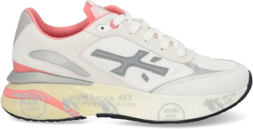 PREMIATA Lage Sneakers Dames Moerun-d Maat: 40 Materiaal: Textiel Kleur: Wit - Foto 5