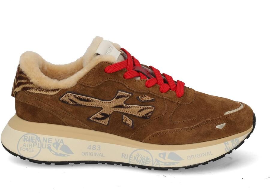 Premiata Dames sneakers taupe