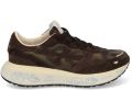 PREMIATA Lage Sneakers Dames Lauryn Suède Bruin - Donkerbruin