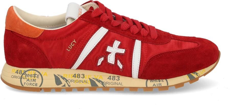 Premiata Lucyd Sneakers Textiel Dames Rood - Foto 2