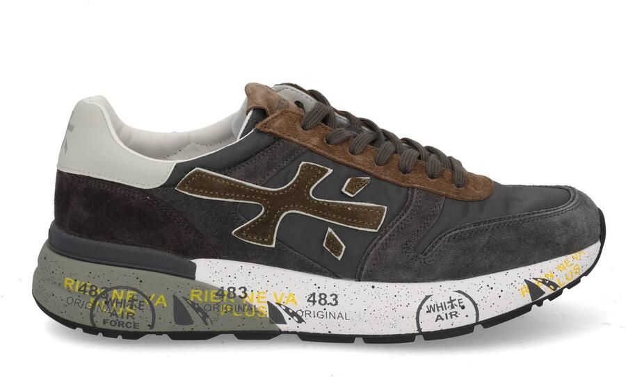 Premiata Mick Sneakers Textiel Heren Grijs - Foto 2
