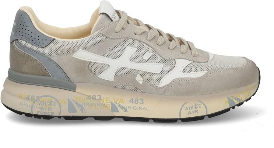 PREMIATA Lage Sneakers Heren Mick Maat: 40 Materiaal: Suède Kleur: Grijs - Foto 7