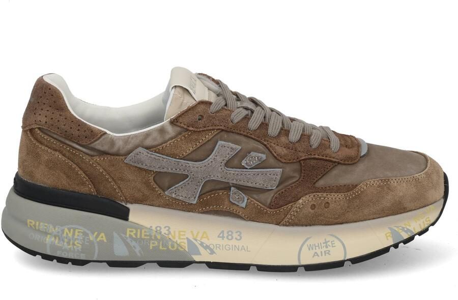 Premiata Mick Sneakers Textiel Heren Bruin - Foto 4
