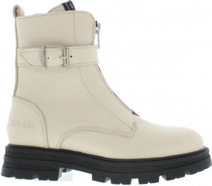 RED-RAG Beige Biker Boots | Red Rag 11210