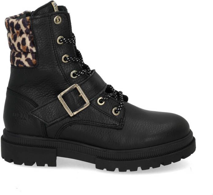 Red Rag leren veterboots zwart Meisjes Leer Meerkleurig 34 - Foto 4