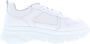 RED-RAG Lage Sneakers Dames 71566 Maat: 36 Materiaal: Leer Kleur: Wit - Thumbnail 3