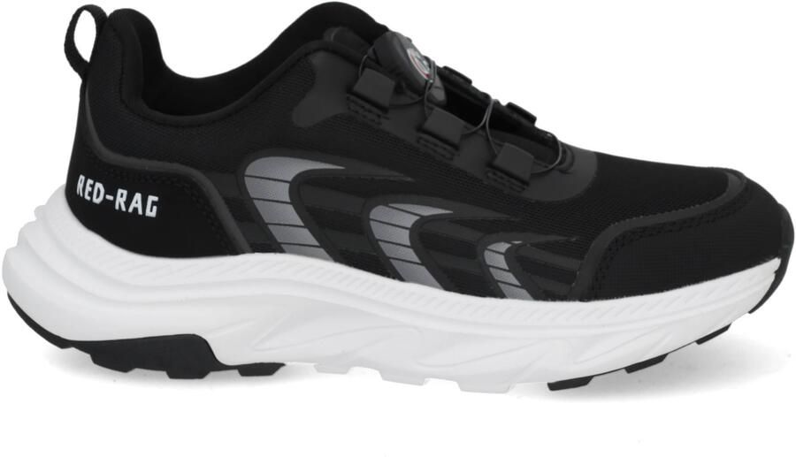 Red-Rag 15863 speedlace sneaker zwart - Foto 3