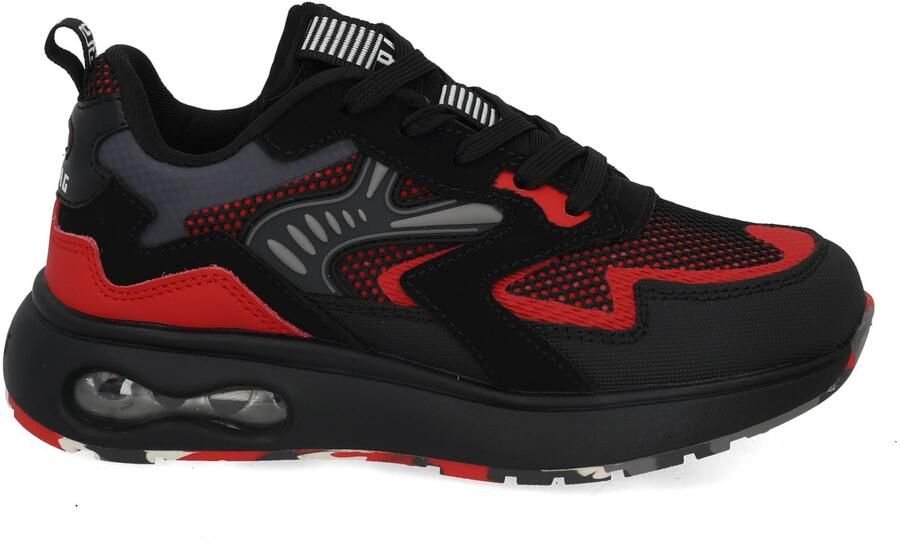 Red-Rag 15875 sneaker rood combi - Foto 2