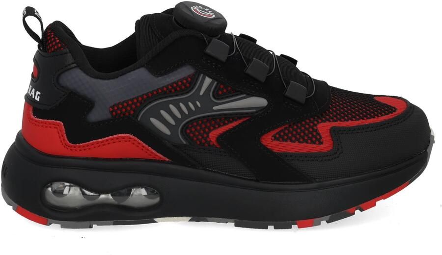 Red-Rag 15877 speedlace sneaker rood combi - Foto 2