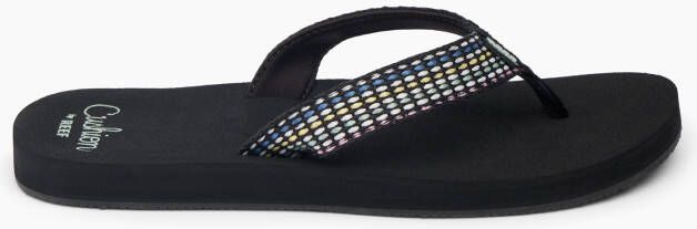 Reef Baja Elena CJ7337 black frosty multi zwart