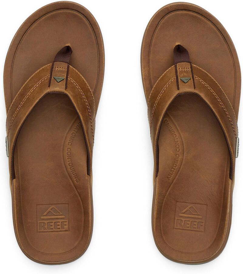 Reef Leather Offshore Slipper Bruin