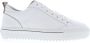 Rehab Crash Lage sneakers Leren Sneaker Heren Wit - Thumbnail 3