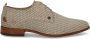 Rehab Greg braid suède veterschoenen beige - Thumbnail 4