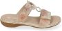 Rieker Metallic Gouden Print Slipper Multicolor - Thumbnail 5
