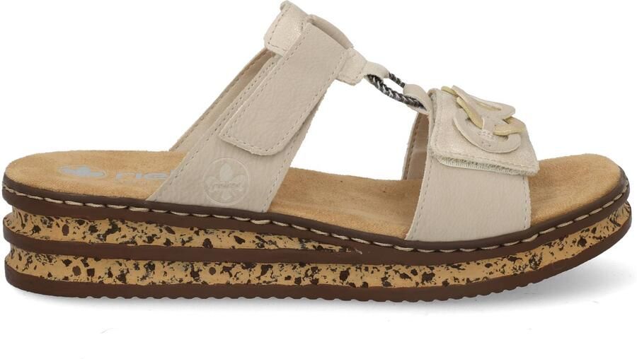 Rieker Slipper 62936 60 Beige Zacht Voetbed - Foto 15