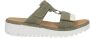 Rieker V1396 52 offwhite shil Groen - Thumbnail 3