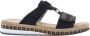 Rieker Zwarte synthetische sliders met comfortabel voetbed en klittenbandsluiting Black - Thumbnail 8