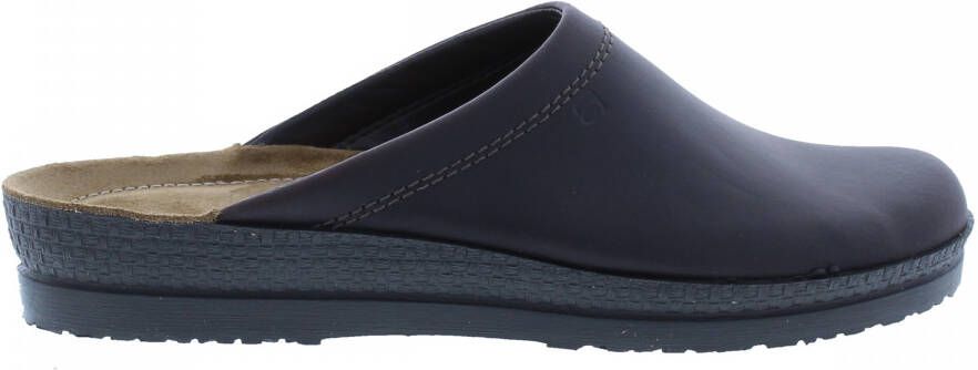 Rohde Heren Pantoffels in Leder (Zwart) - Foto 9