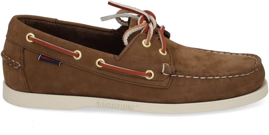 Sebago Dockside Nubuck heren bootschoen Bruin - Foto 9