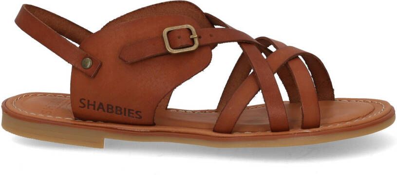 Shabbies Amsterdam Sandalen Angel Cross Cognac - Foto 3