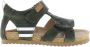 Shoesme BI22S086 A leren sandalen met camouflageprint groen - Thumbnail 2