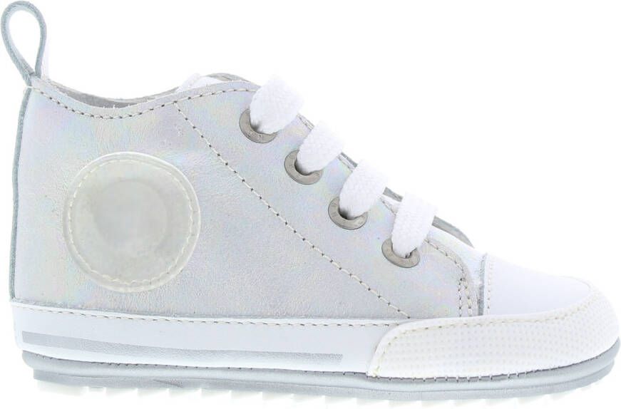 Shoesme Babyproof Babyschoenen zilver Leer