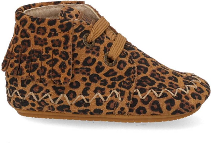 ShoesMe BP25W008-D leopard cognac multi bruin