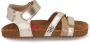 Shoesme leren sandalen goud Meisjes Leer Meerkleurig 29 - Thumbnail 4