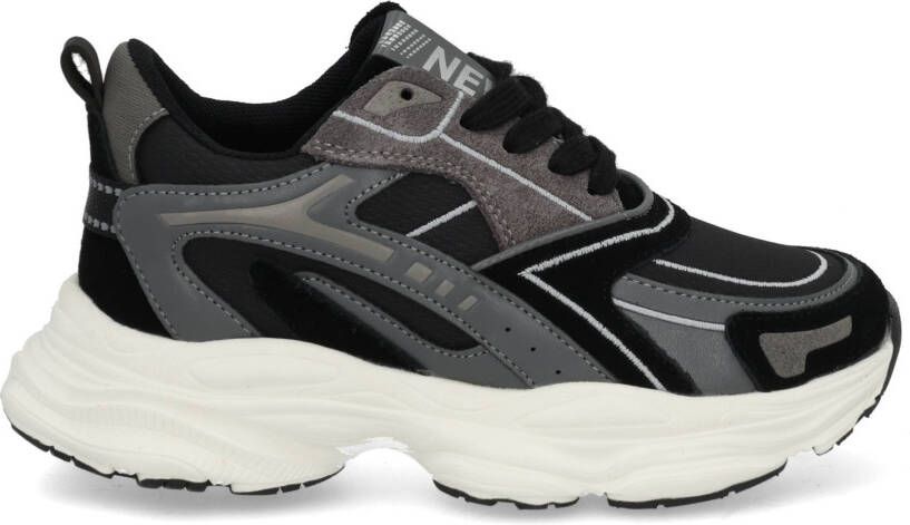 ShoesMe LW25W006-A grey black multi zwart