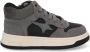 Shoesme New Outsole Sneakers grijs Suede Kinderschoenen - Thumbnail 2