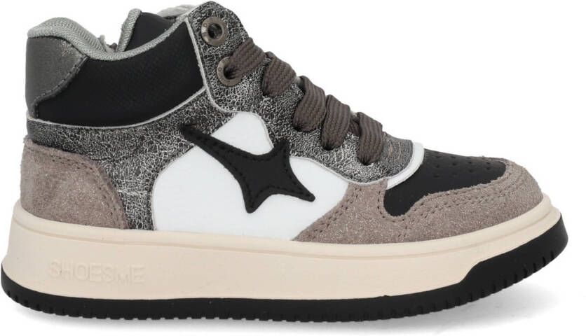 Shoesme NO25W006-B JongensHalf-hoogKindersneakers Grijs - Foto 2