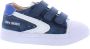 Shoesme Sh22s015 Lage sneakers Leren Sneaker Jongens Blauw - Thumbnail 5