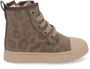 Shoesme Bikerboots Meisjes Taupe Leer - Thumbnail 2