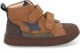 Shoesme Sh24w041 Sneakers Leren Sneaker Jongens Cognac - Thumbnail 4